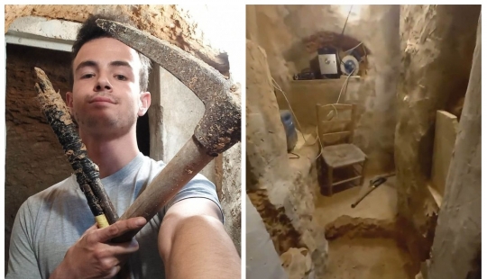 Went underground: a guy from Spain dug an underground house in the garden after a quarrel with his parents
