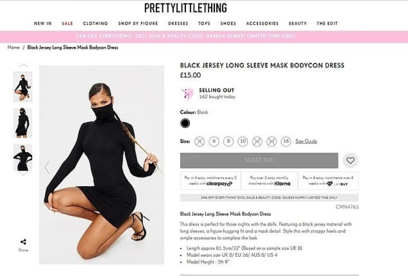 What does the coronavirus dress that Lottie Moss made a bestseller look like What does the coronavirus dress that Lottie Moss made a bestseller look like