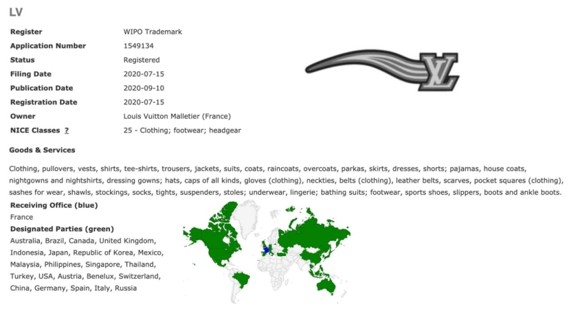 What face shields from Louis Vuitton, the most expensive on the market, and the brand's new logo look like