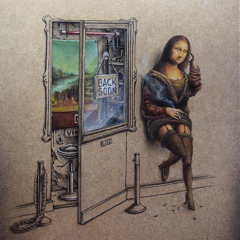 What if Steve jobs and Jesse Pinkman will meet the heroes of classical paintings