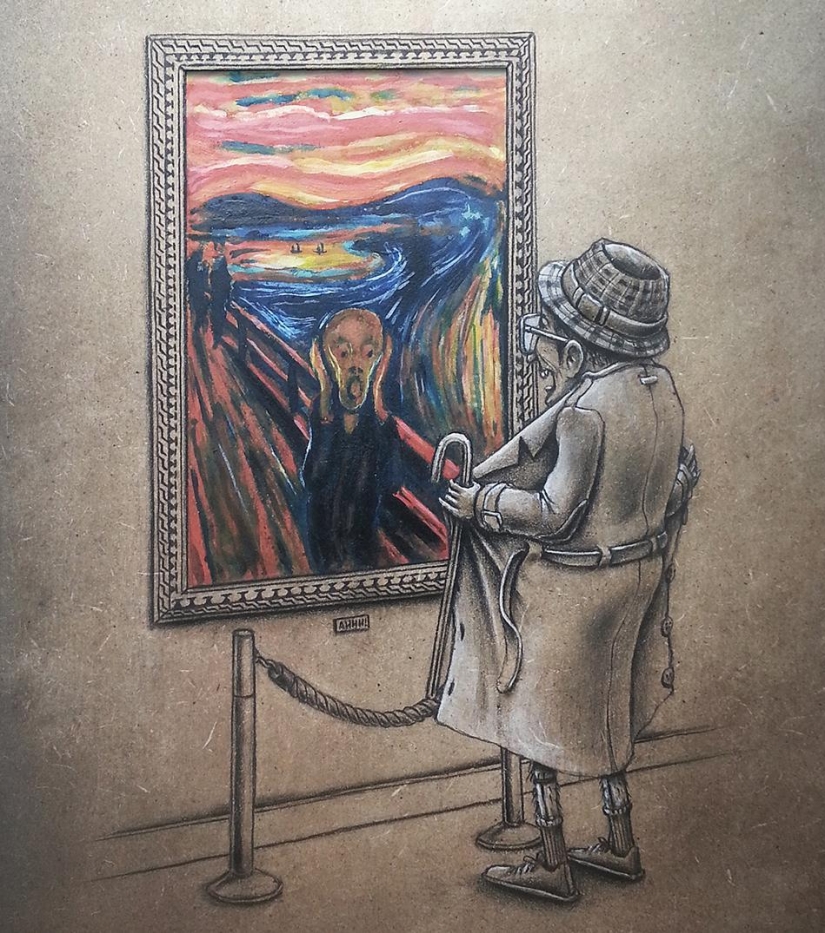 What if Steve jobs and Jesse Pinkman will meet the heroes of classical paintings