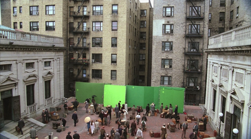 What modern films look like before and after applying special effects