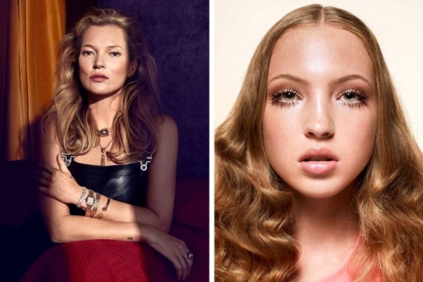 What the children of the most beautiful women of our time look like