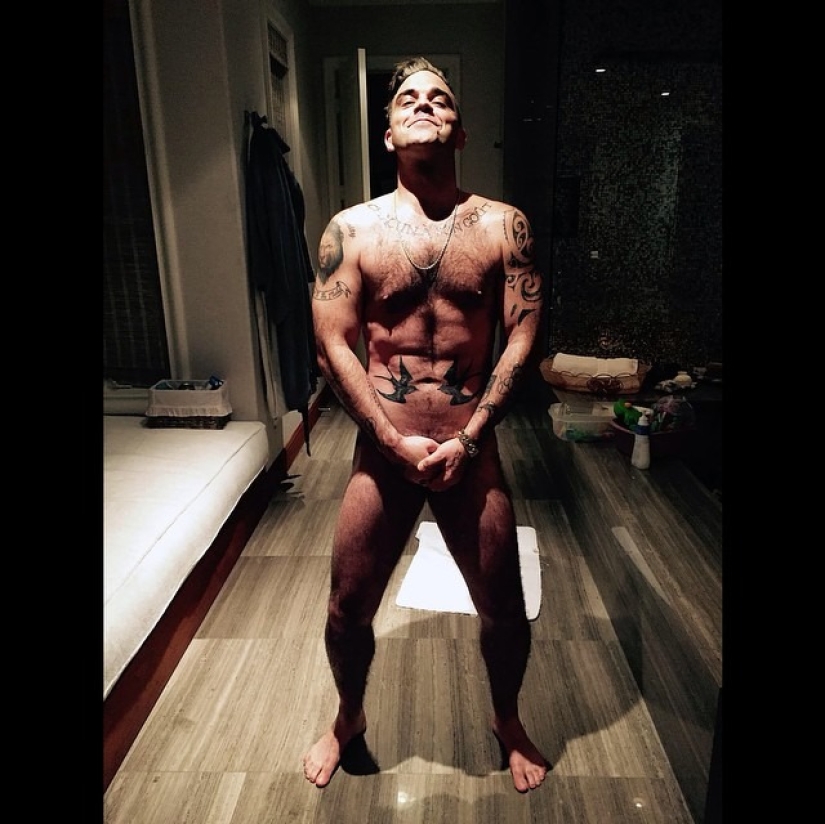 What the mother gave birth to: stars who take pictures on their birthday naked