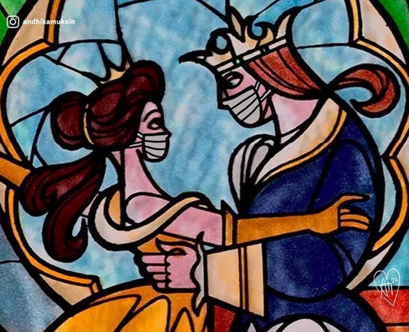 What would the Disney characters be like in the reality of 2020