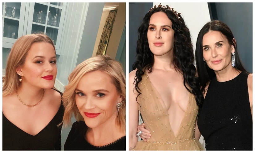 When beauty is in the blood: star moms and their copy daughters