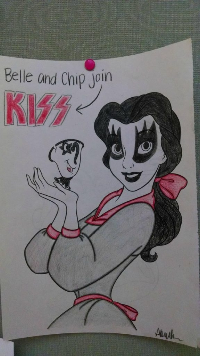 When children's coloring pages reach adults