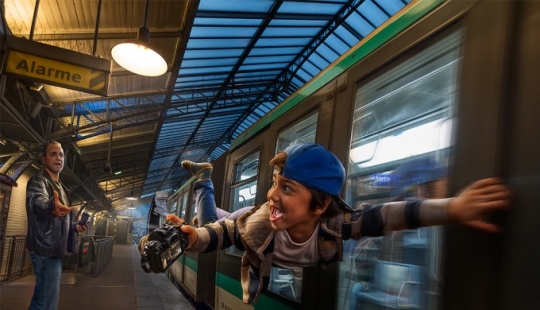 When your father is a Photoshop master When your father is a Photoshop master