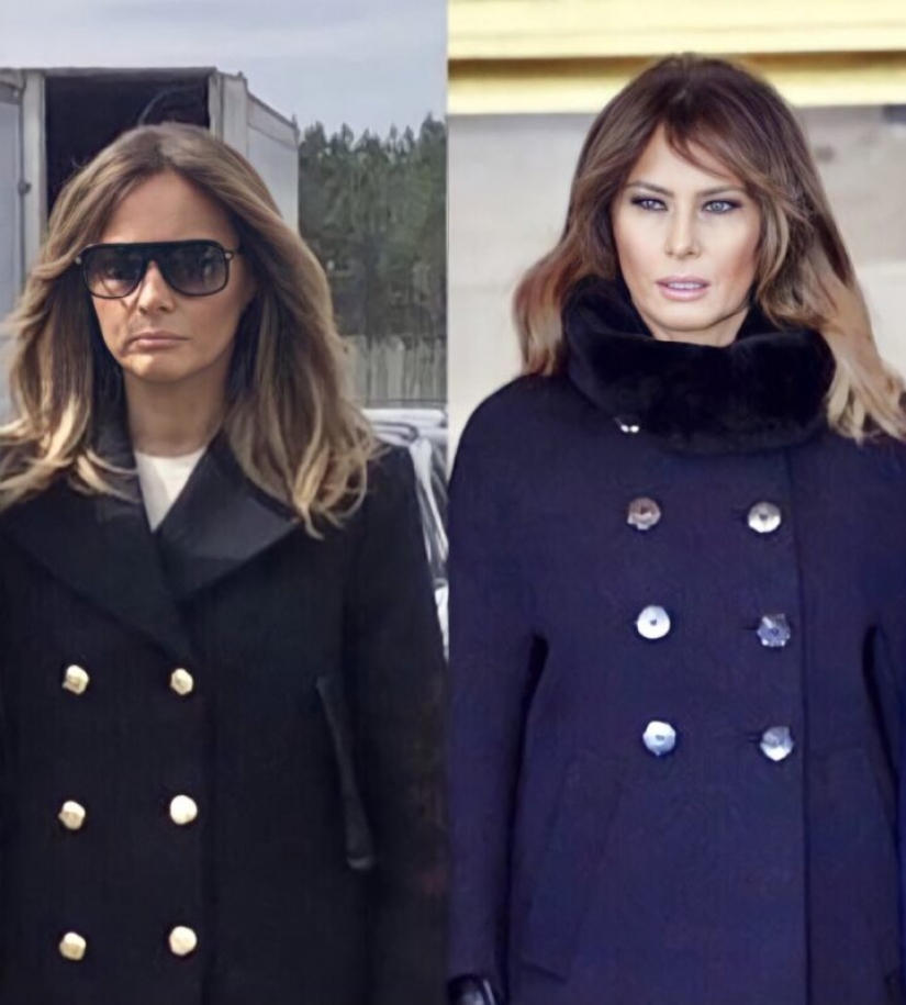 Why do Americans think that Melania Trump was replaced
