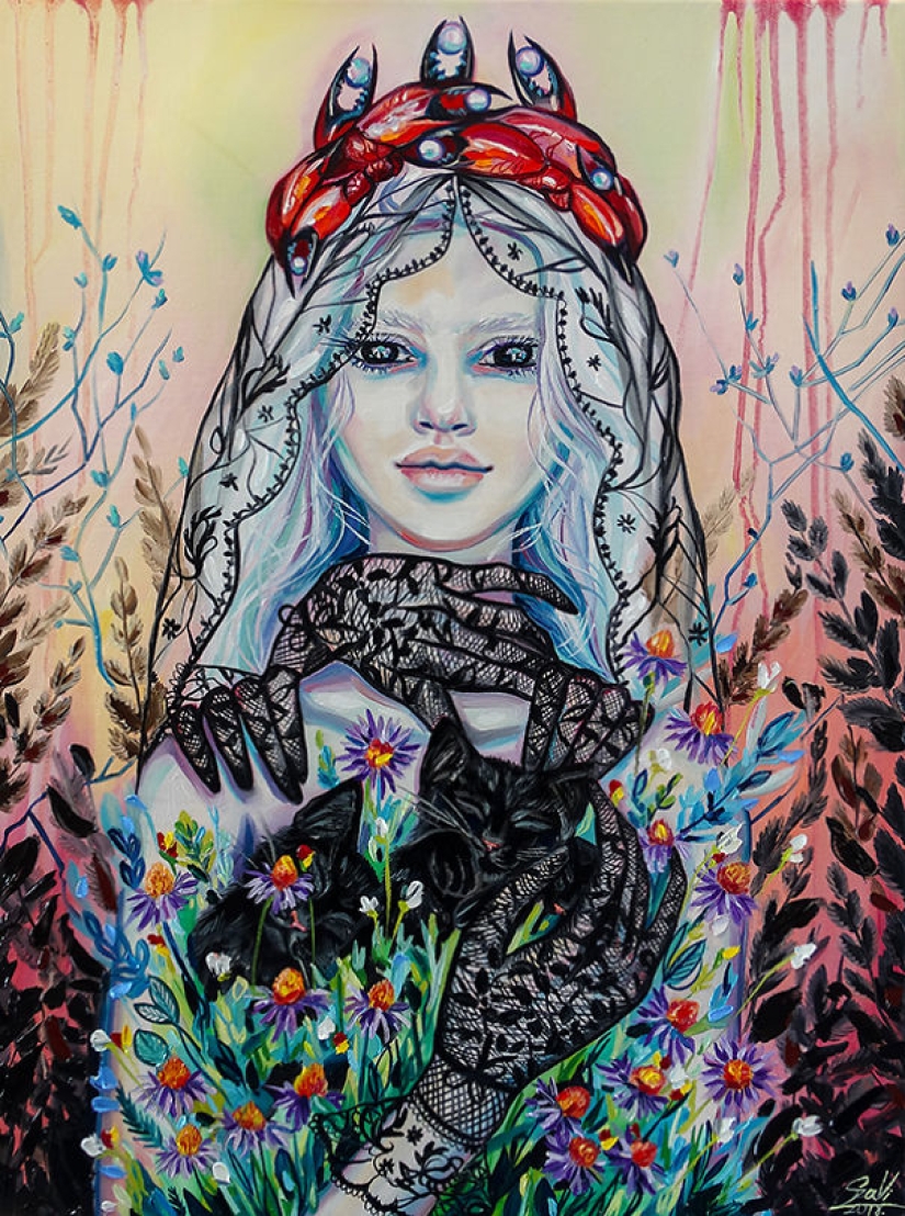 Witches and Cats: 12 mystical zodiac signs Witches and Cats: 12 mystical zodiac signs