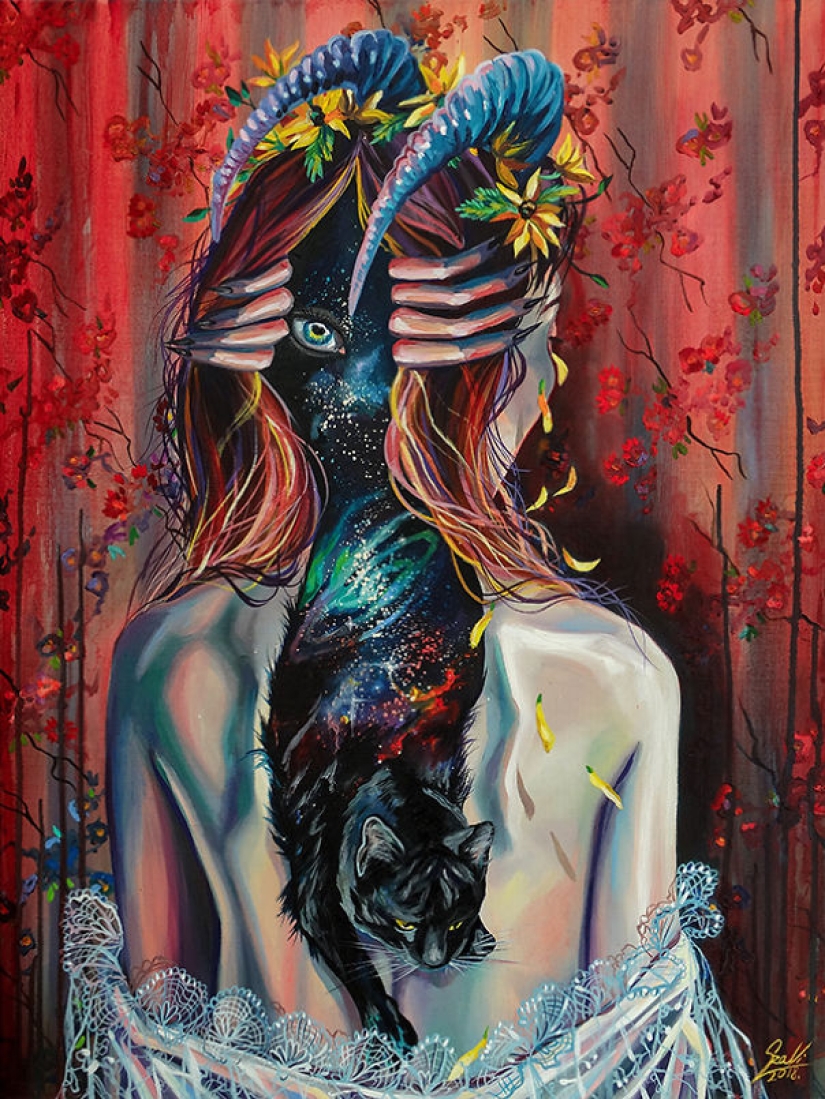 Witches and Cats: 12 mystical zodiac signs Witches and Cats: 12 mystical zodiac signs