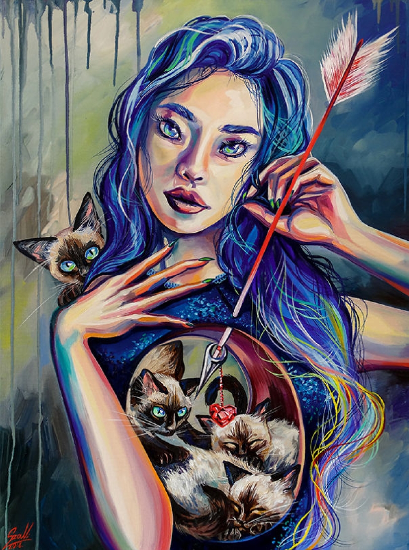 Witches and Cats: 12 mystical zodiac signs Witches and Cats: 12 mystical zodiac signs