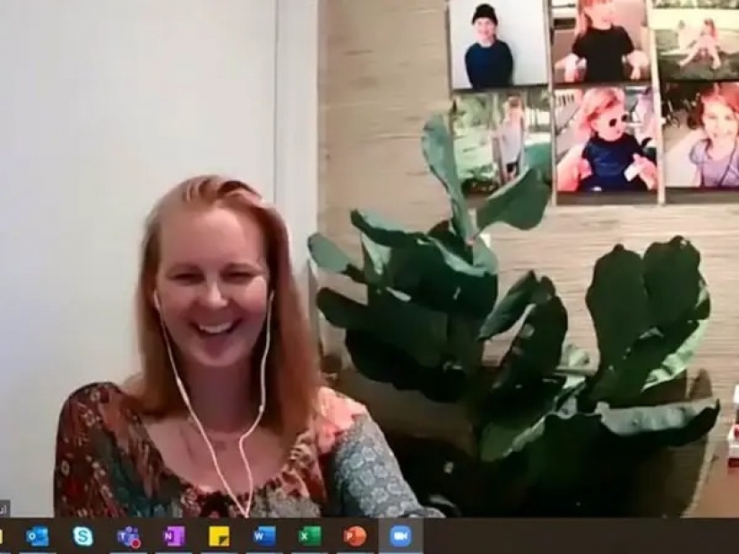 With all the amenities: an American woman converted the toilet into a home office With all the amenities: an American woman converted the toilet into a home office