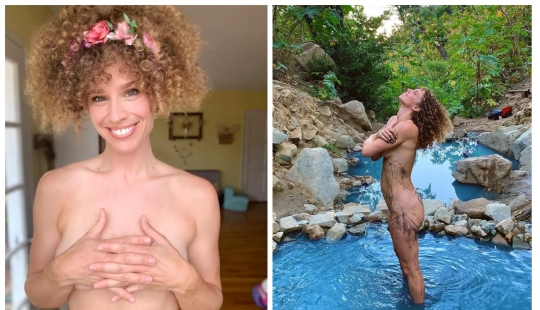 Without clothes and prejudices: Photos of naked stars in social networks