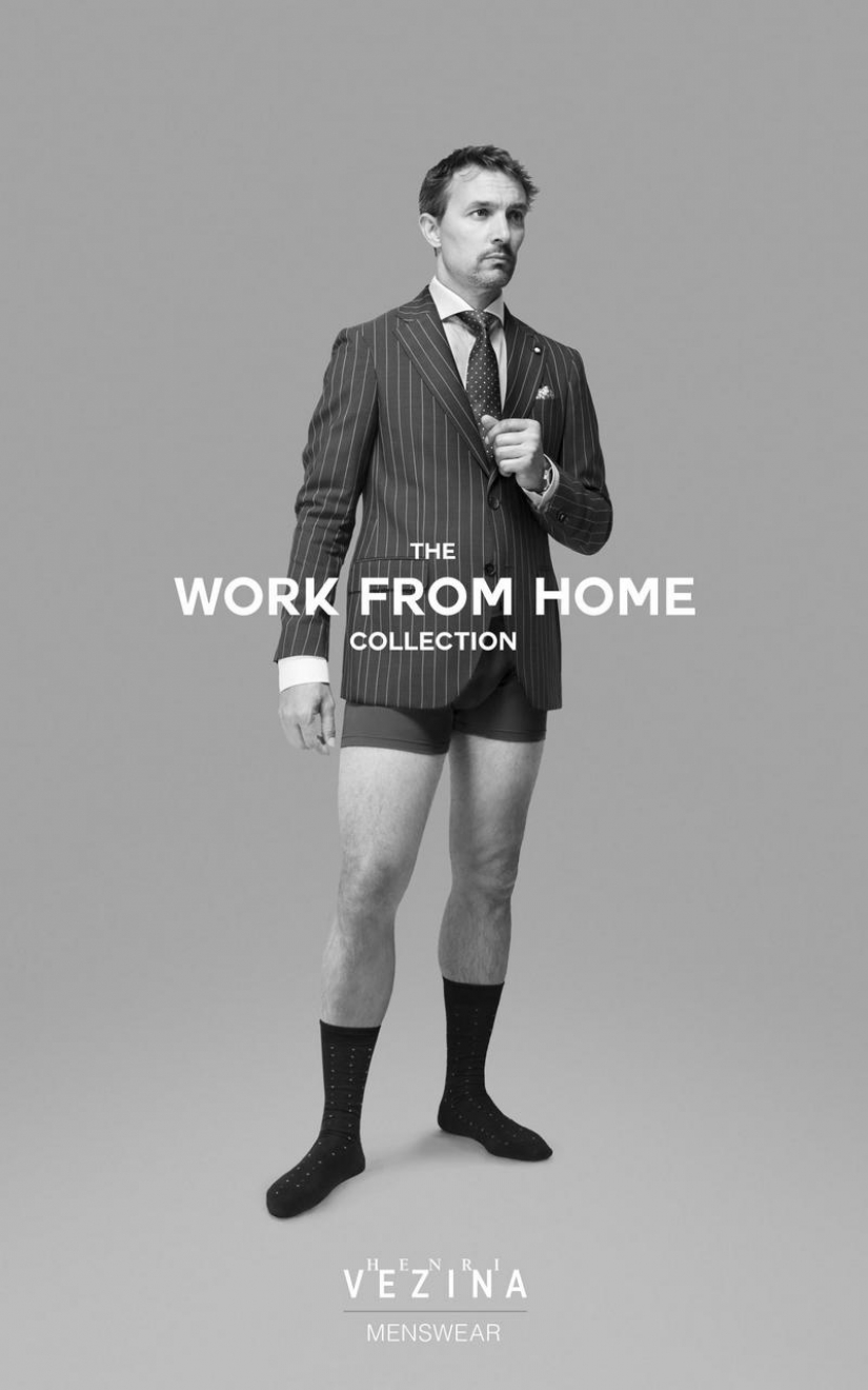 Without pants: a brand from Canada has presented its own version of clothing for working from home Without pants: a brand from Canada has presented its own version of clothing for working from home