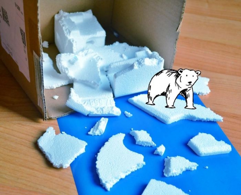 Witty illustrations from everyday objects