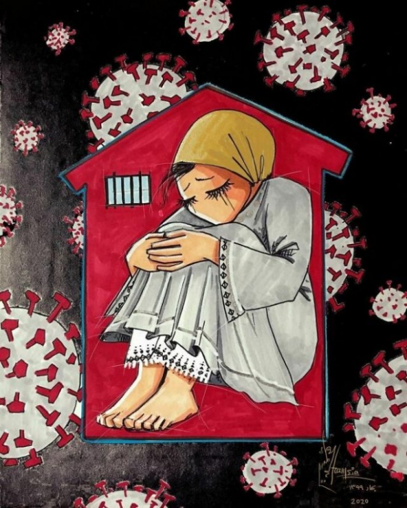 Women and war: touching works of Afghanistan's first graffiti artist Shamsia Hassani