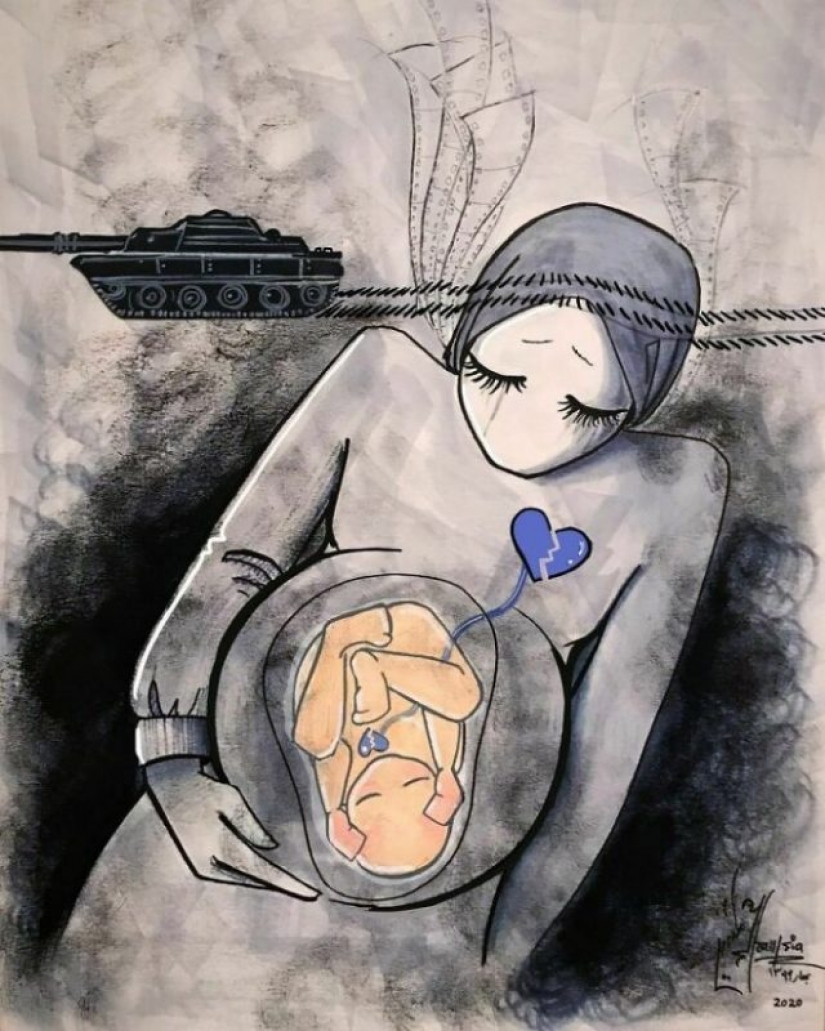 Women and war: touching works of Afghanistan's first graffiti artist Shamsia Hassani