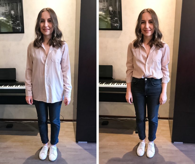 Women have tried 12 pieces of clothing that help them look slimmer, and they shared their photos