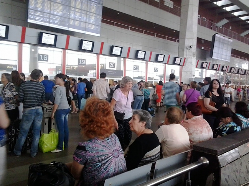 You notice a foreigners too long living in Russia