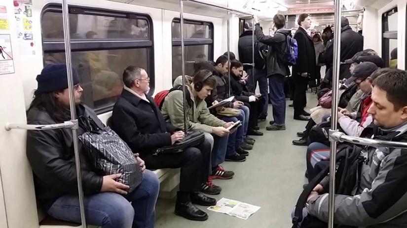 You notice a foreigners too long living in Russia