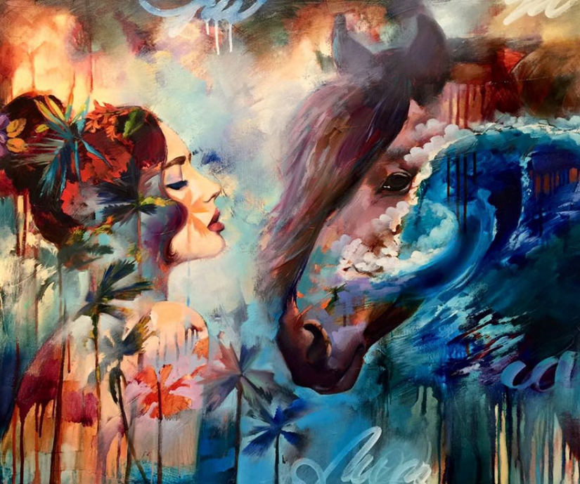 Young professional artist Dimitra Milan and its extraordinary pictures