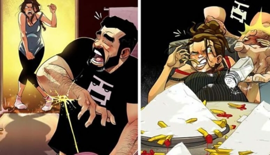 10 comics by an Israeli artist about what he and his wife are going through while they are expecting a child