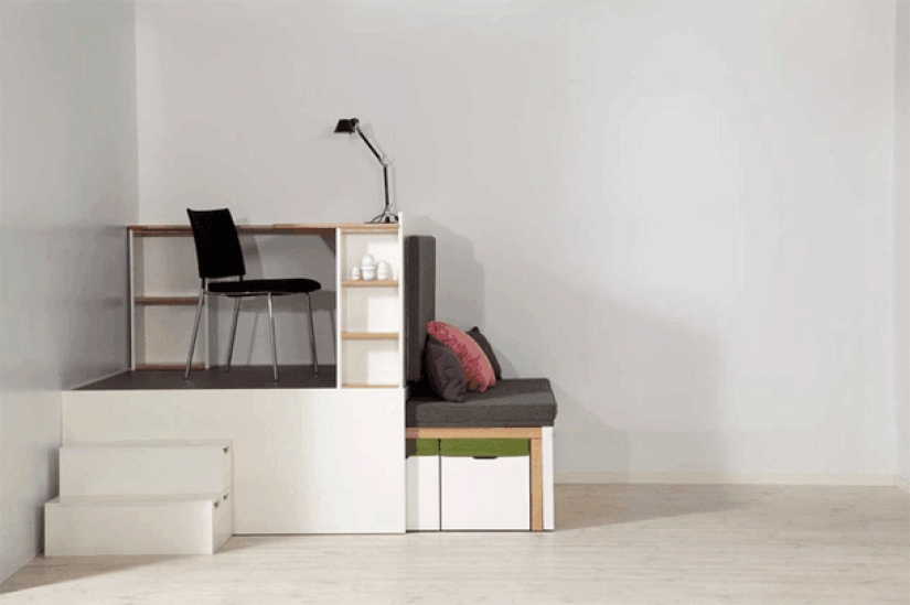 10 gifs hipnotizantes con muebles súper funcionales