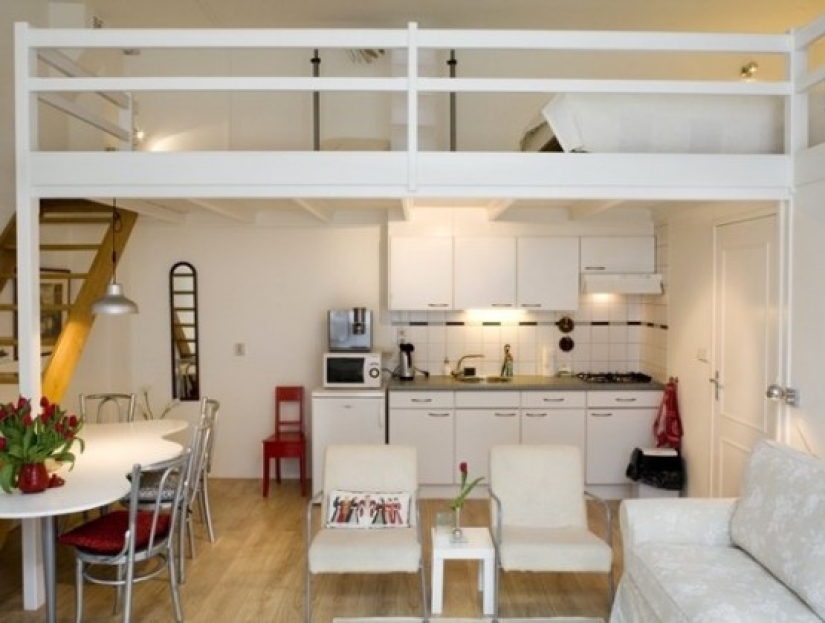 10 great ideas for arranging a small apartment