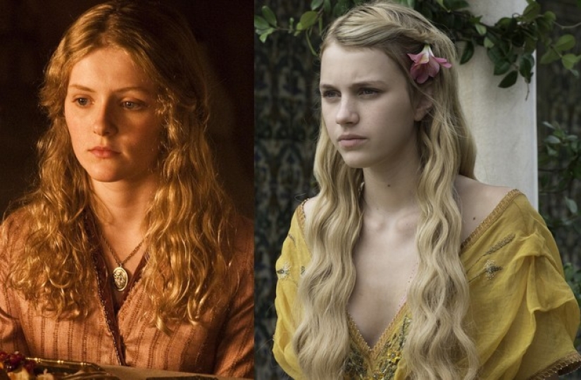 10 replacements of the actors of the series "Game of Thrones" that went unnoticed