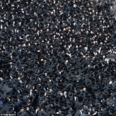 100,000 Hasidic Jews took to the streets of Brooklyn