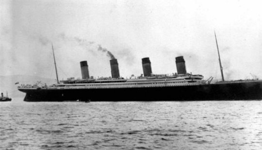 106 years ago, the Titanic collided with an iceberg