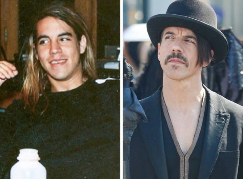 13 photos from the "was-became" series: how Western rock stars have changed