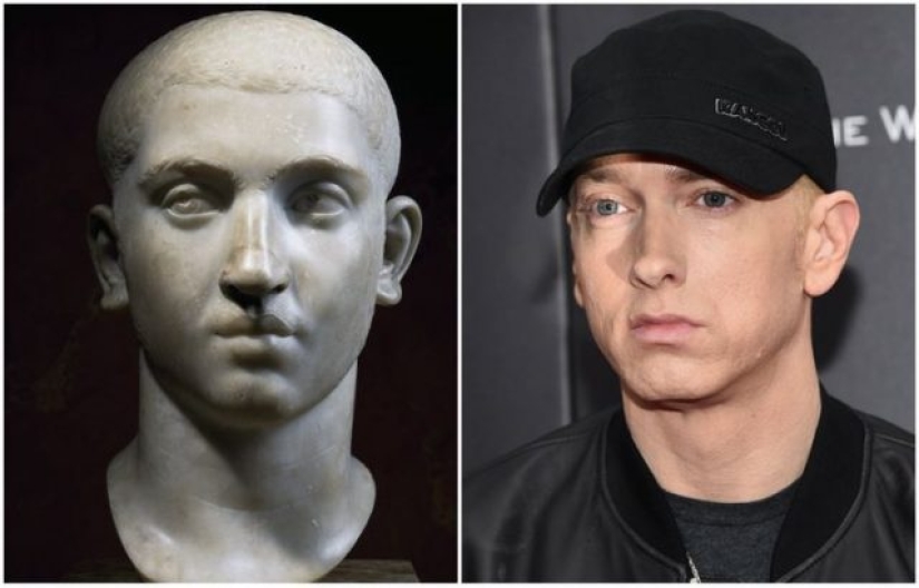 14 famous people and their exact copies from other centuries