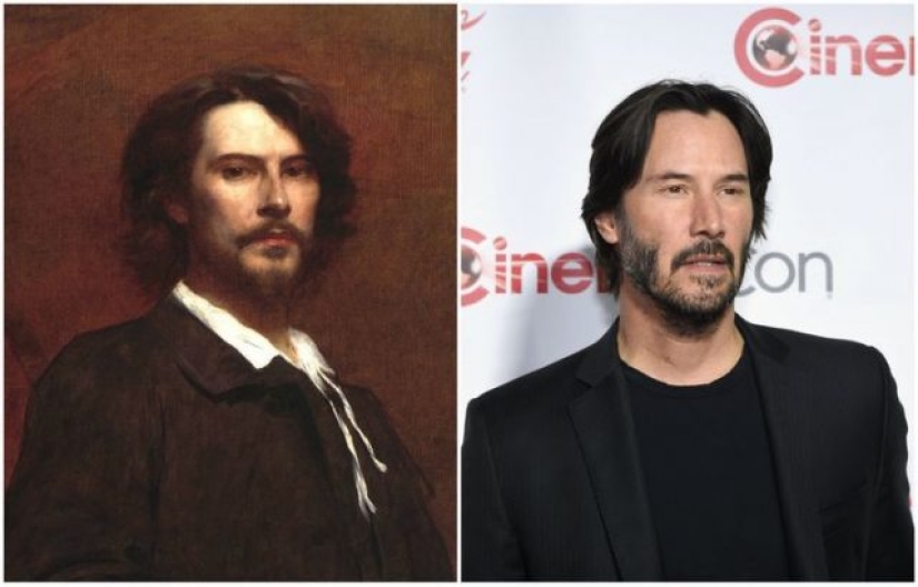 14 famous people and their exact copies from other centuries
