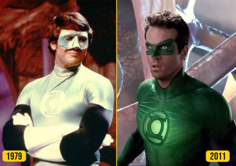 14 superhéroes durante su primera aparición en la pantalla y ahora