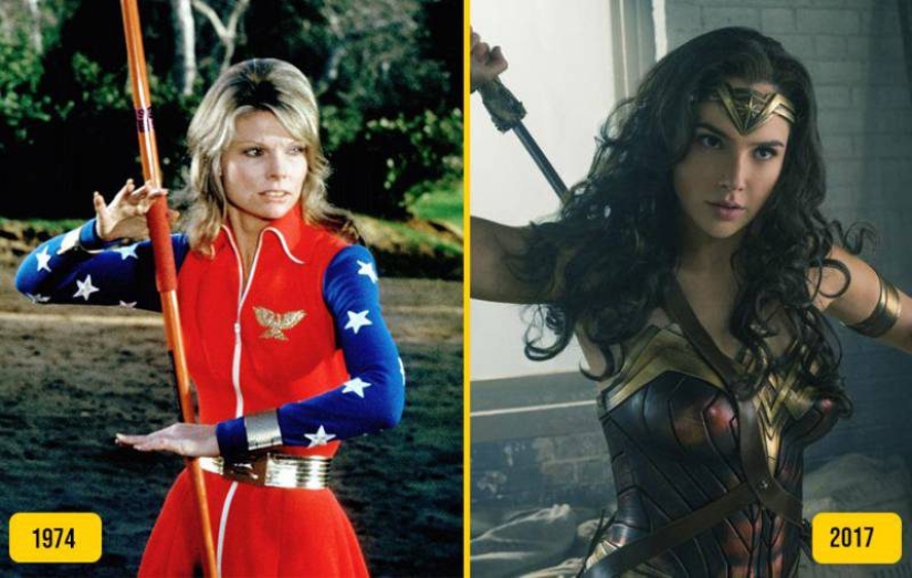 14 superheroes during their first appearance on the screen and now