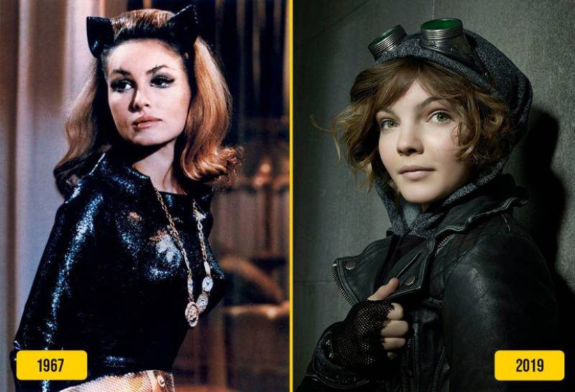 14 superheroes during their first appearance on the screen and now