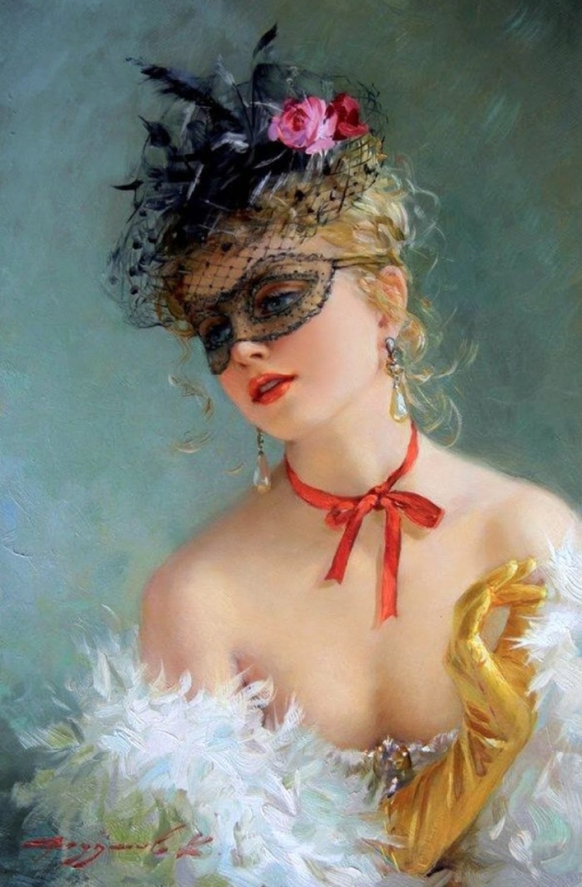 15 pinturas que exponen el tierno alma femenina