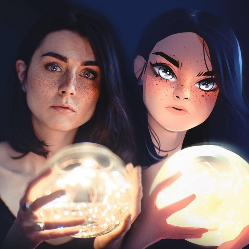 16 artistas realizaron un experimento inusual con retratos de un fotógrafo francés