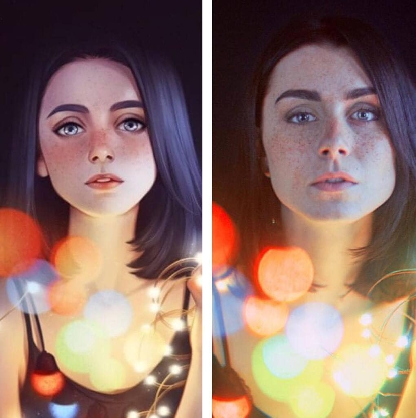 16 artistas realizaron un experimento inusual con retratos de un fotógrafo francés