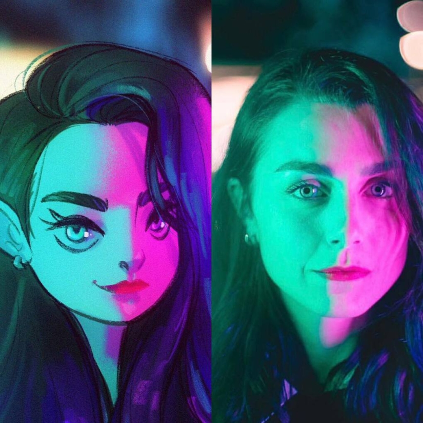 16 artistas realizaron un experimento inusual con retratos de un fotógrafo francés