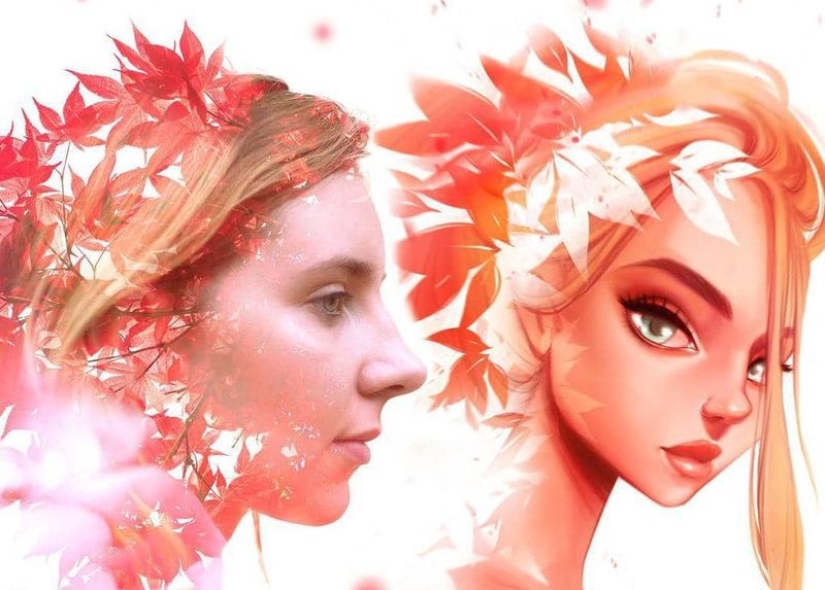 16 artists conducted an unusual experiment with portraits of a French photographer