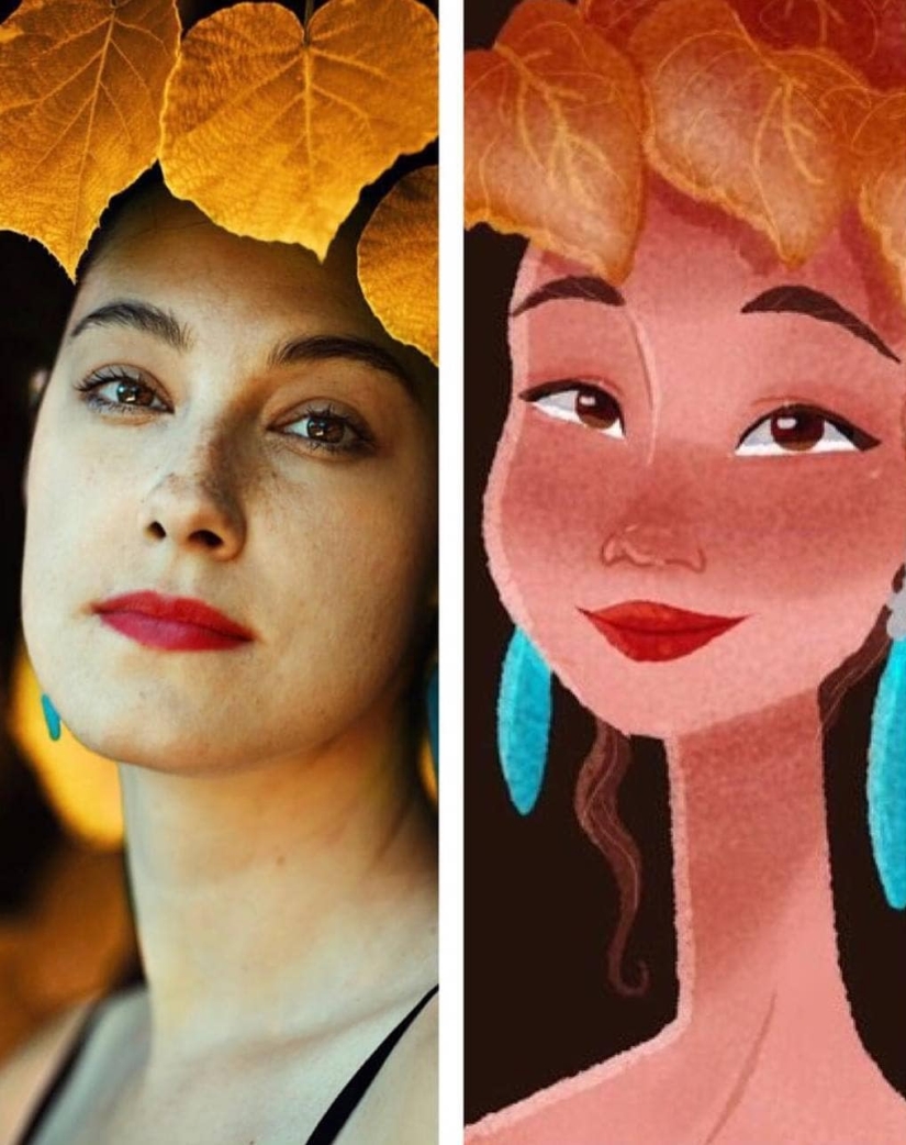 16 artists conducted an unusual experiment with portraits of a French photographer