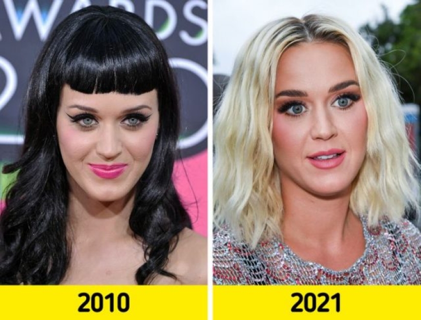16 celebrities who have changed beyond recognition over the past decade