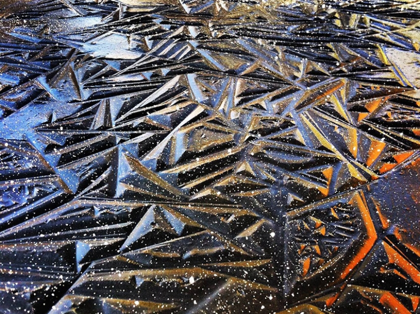 16 estanques congelados que parecen bellas artes