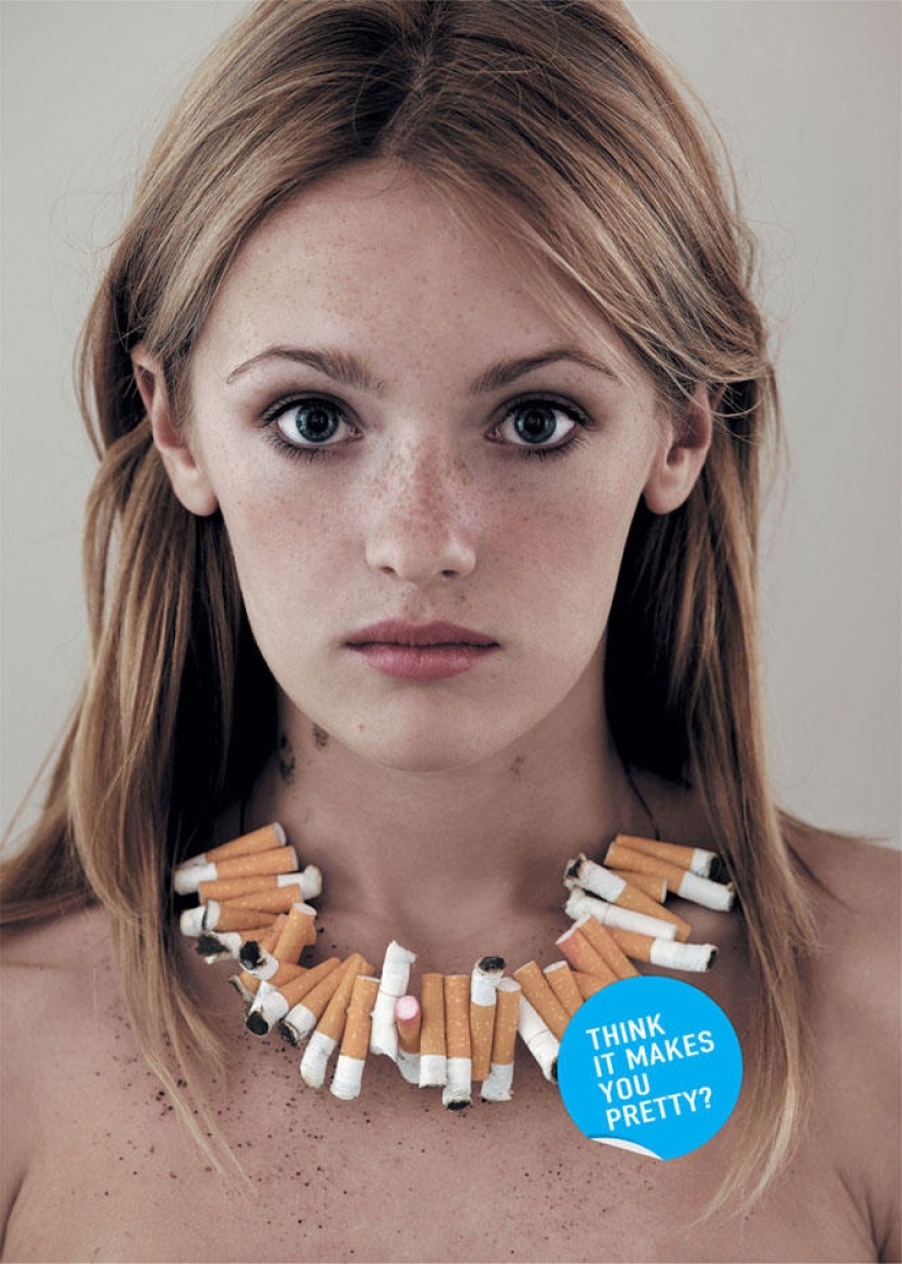 18 masterpieces of anti-tobacco advertising from around the world
