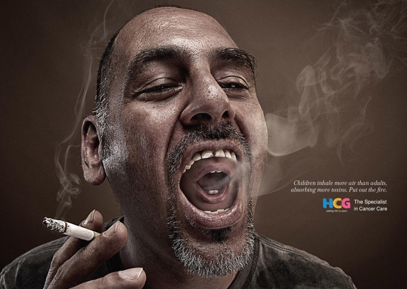 18 masterpieces of anti-tobacco advertising from around the world