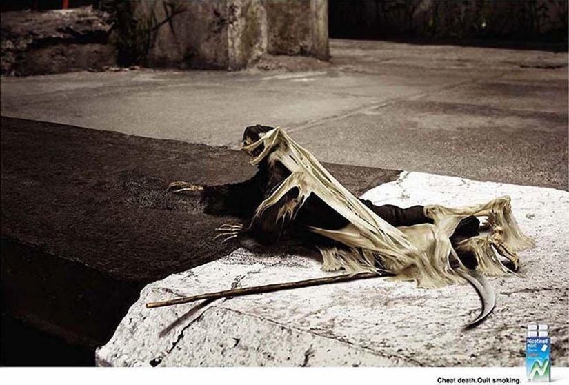 18 masterpieces of anti-tobacco advertising from around the world