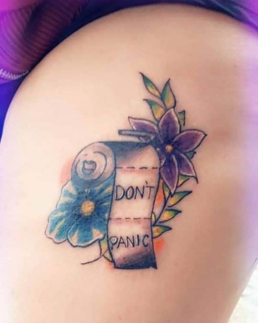 18 tattoos dedicated to the new COVID-19 virus